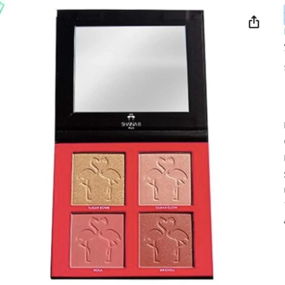 Shaina B. Miami Blush and Highlight Mini Palette- NIB